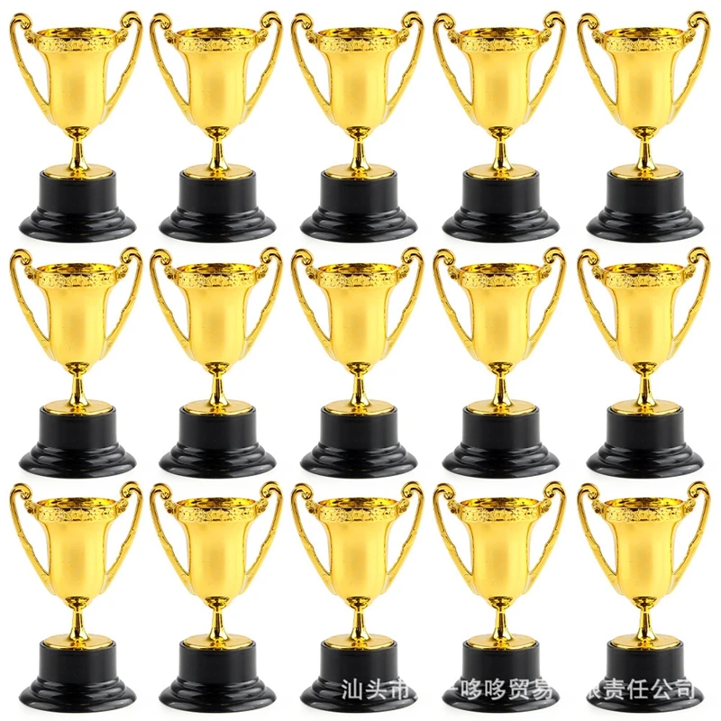 

3Pcs Plastic Reward Trophies Children's reward plastic trophy Plastic Kids Prize Cups Children School Rewarding Supplies