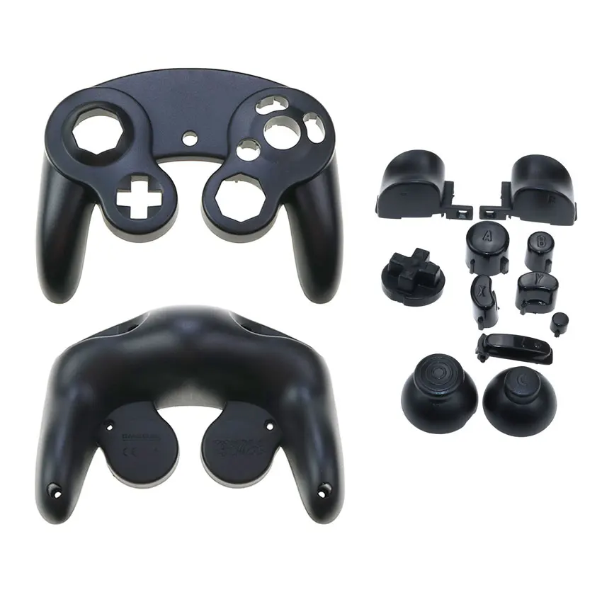 Yuxi para o Controlador Ngc Substituição Frente Traseira Case Capa de Habitação com Abxy l r z Dpad Botão para Gamecube Alça - Image 6