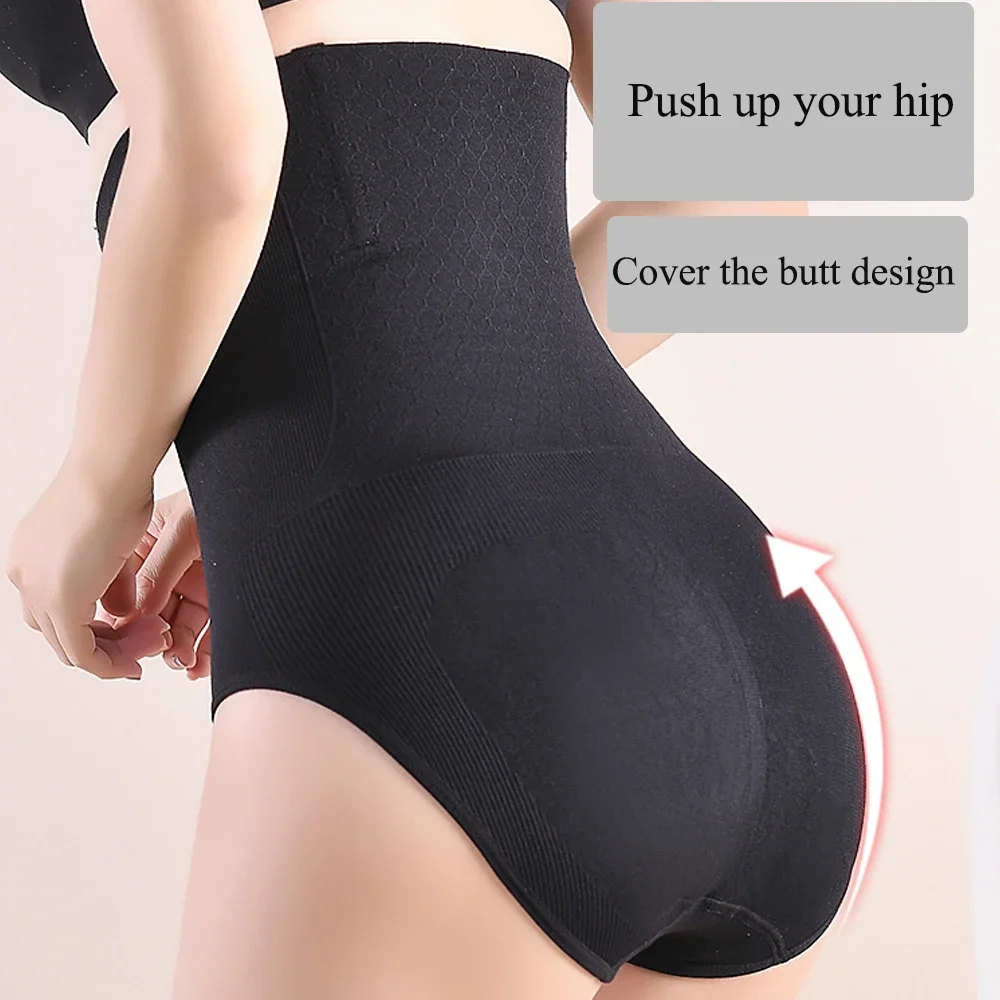 Body Shaper Underwear Women High Waist Tummy Control Shapewear Panties with Ziper Reducing and Shaping Panty