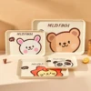 WORTHBUY Food Storage Tray Rectangular Serving Tray Multifunctional Food Bread Pan Home Tea Fruit Dessert Tray Kitchen Supplies 2