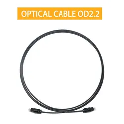Premium Gold - Plated Digital Optical Audio Toslink Cable - High Quality, 6FT/1.8M - 1.8m (OD2.2)