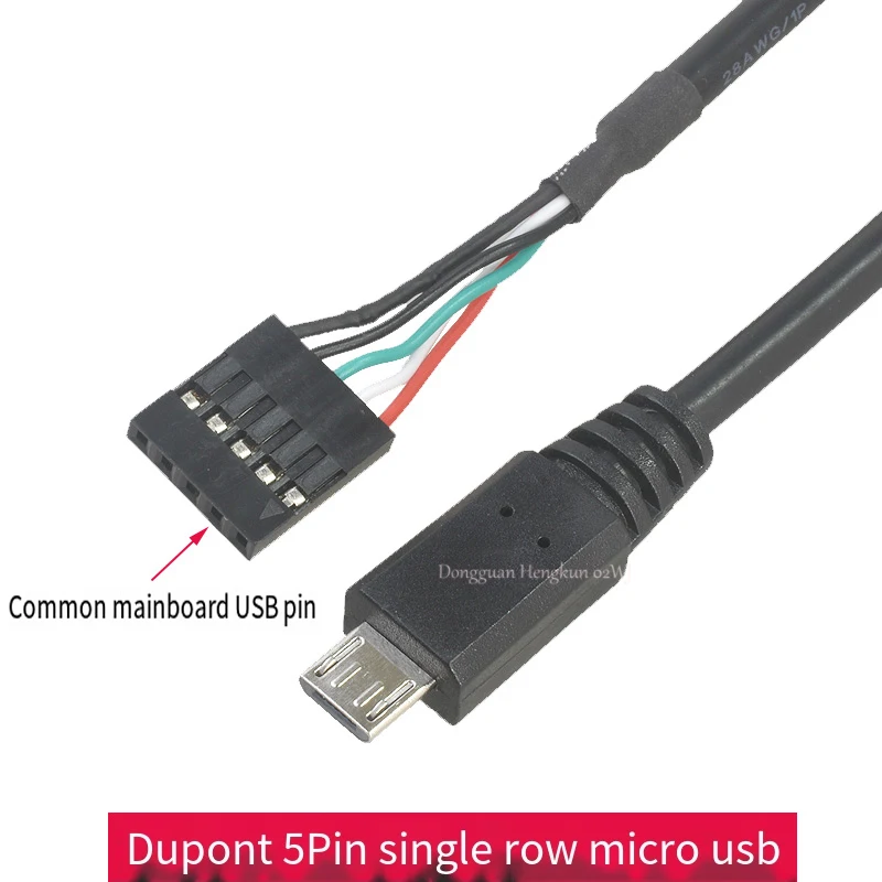 5P/9P Micro-USB auf Dupont 2,54mm Stecker & Mini-USB Datenkabel für Android/PC DIY & Platinenreparatur, Verschiedene Spezifikationen Verfügbar – Detail 5