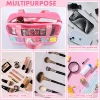 New PVC Transparent Makeup Bags Travel Portable Cosmetic Large Capacity Organizer Womens Cosmetic Bag Wash Bag Make up brush Bag 5