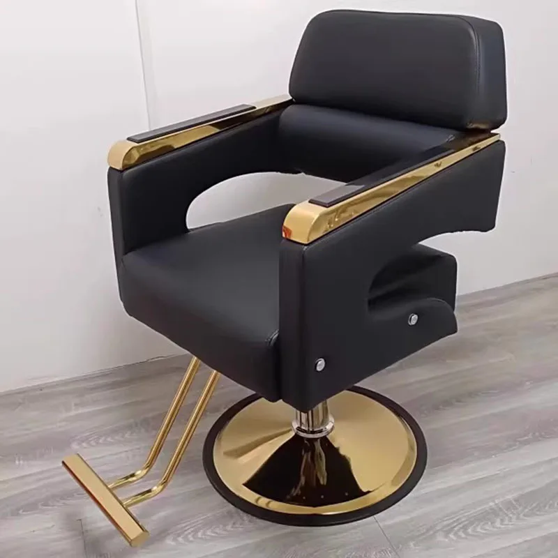 Cosmetic Recliner Chair Barbershop Makeup Salon Luxury Hydraulic Facial Chair Tattoo Pedicure Silla De Barbero Salon Decoration