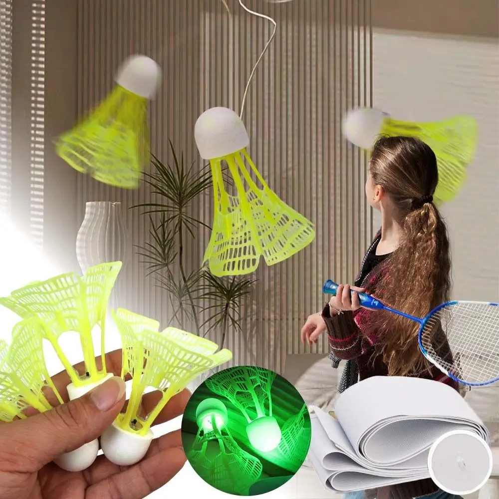 Badminton Ball Shuttlecock for Outdoor Windproof Fluorescent and Luminous Accessories