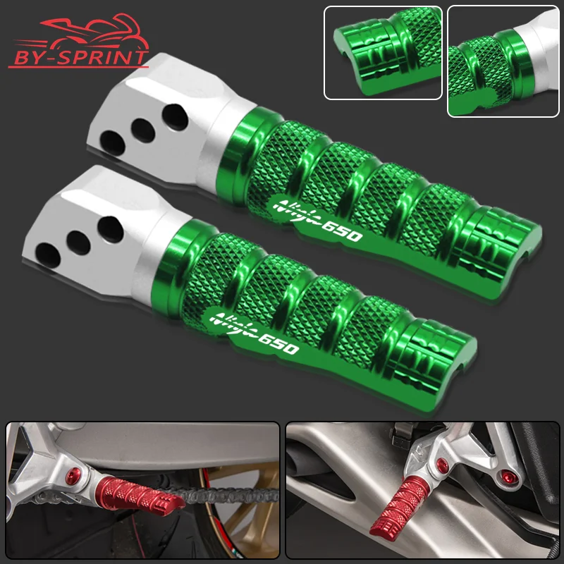 

BYSPRINT Motorcycle CNC Rear Footrests Anti-Skid Foot Pegs Accesstories For NINJA 650 Ninja650 2009-2016 2015 2014