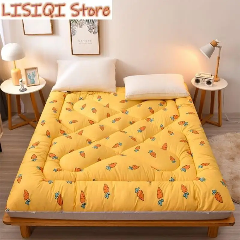 

New Cotton Mattress Futon Thicker Tatami Mattress Soft Student Dormitory Single Double Bed Sleeping Pad Mat Double Topper