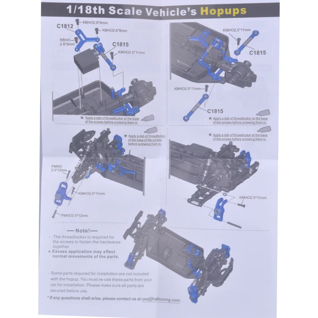 HAIBOXING RC Auto 1/18 Ersatzteile 2,4 GHz Funksender gelten für HBX 18858  & 18859 (LS103): : Spielzeug