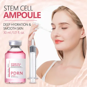 Stem Cell Ampoule Essence, Pink PDRN Ampoule, Collagen Moisturizing Anti-Aging Essence
