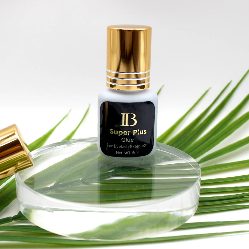 2/5/10 Bottles Original IB Ibeauty Super Plus Glue for Eyelash Extensions 5ml Korea IB Gold Cap False Eyelash Glue Makeup Tools 5
