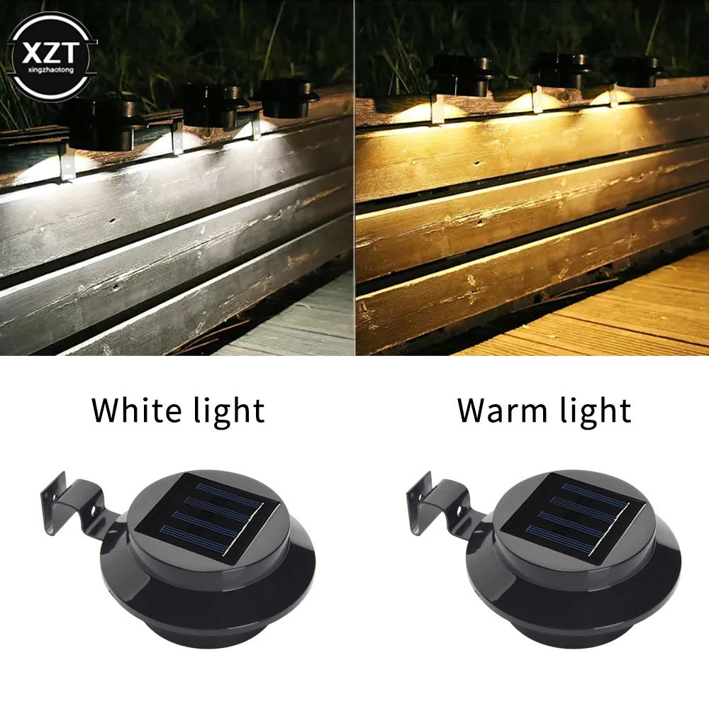 13LED 태양 자리 정원 라운드 거터 울타리 빛 정원 랜턴 LED 태양 빛 야외 정원 장식 태양 램프 액세서리