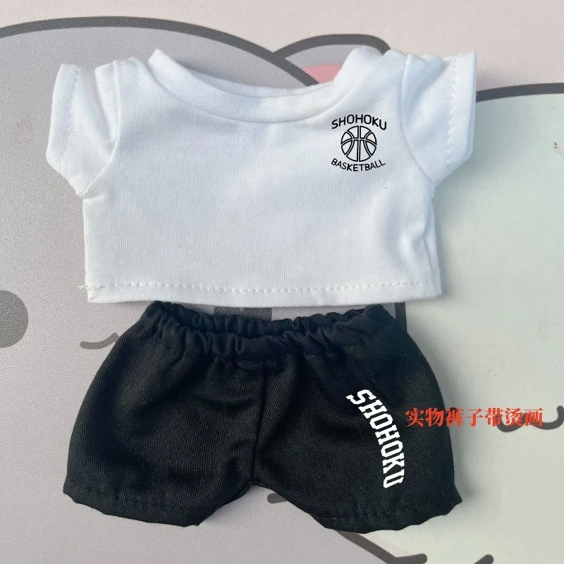 

10CM Baby Clothes Slam Dunk Expert Xiangbei Mountain King Training Clothes 20CM Cotton Doll Sakura Flower Path Baby Clothes