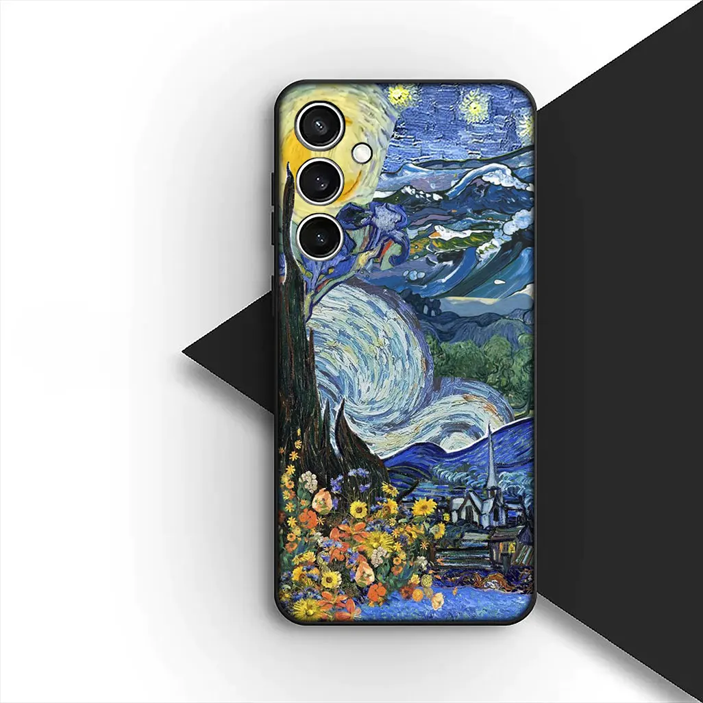 Starry Night Van Gogh Sky Art Phone Case Cover