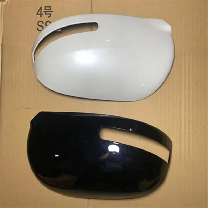 미쓰비시 아웃랜더 2015-2022 맞춤형 자동 백미러, 왼쪽 및 오른쪽 사이드 미러 프레임 커버 어셈블리