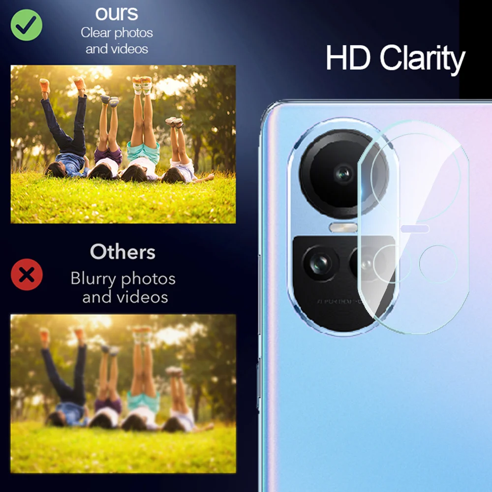 3D Clear Camera Protector with Full Lens Coverage