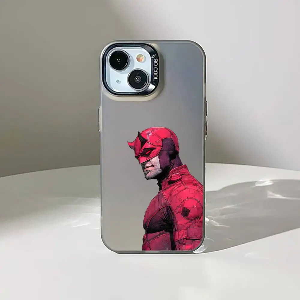 Vibrant Silver D-Daredevil Phone Case