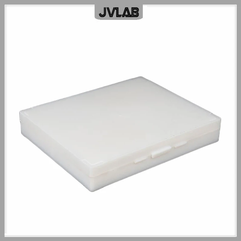 Bio Slice Box Microscope Slide Storage Box Biological Pathology Plastic Slice Cassette up to 100 Slides ABS Solide Holder 2 PCS