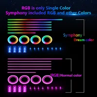 22in1 Symphony Car Ambient Light RGB 213 Color Universal Car Interior led strip acrylic Backlight Guide Symphony Atmosphere lamp - Image 3