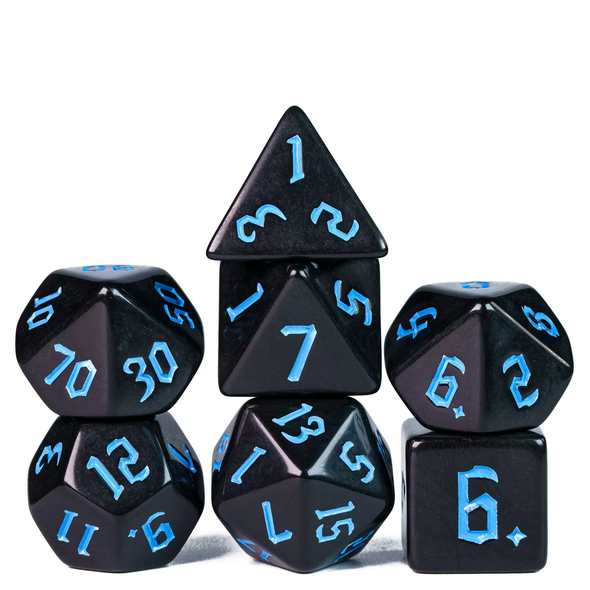 Polyhedral Dice 7pcs/lot D&D Dice Set Double-Colors Board Game for DND RPG D20 D12 D10 D8 D6 D4 Table Games Accessories