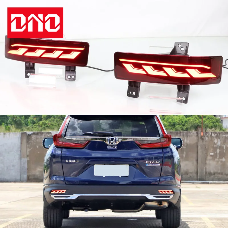 

Car LED Rear Bumper Lamps For Honda CRV CR-V 2020 2021 Brake Light Turn Signal Backup Reflector Lamp Taillights Car Fog lamp