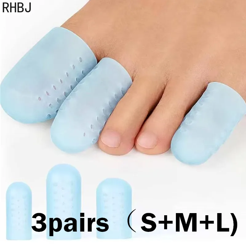 RHBJ Breathable Silicone Toe Caps for Foot Care