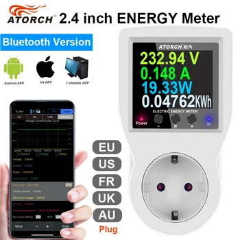Wattmètre numérique Bluetooth 16A