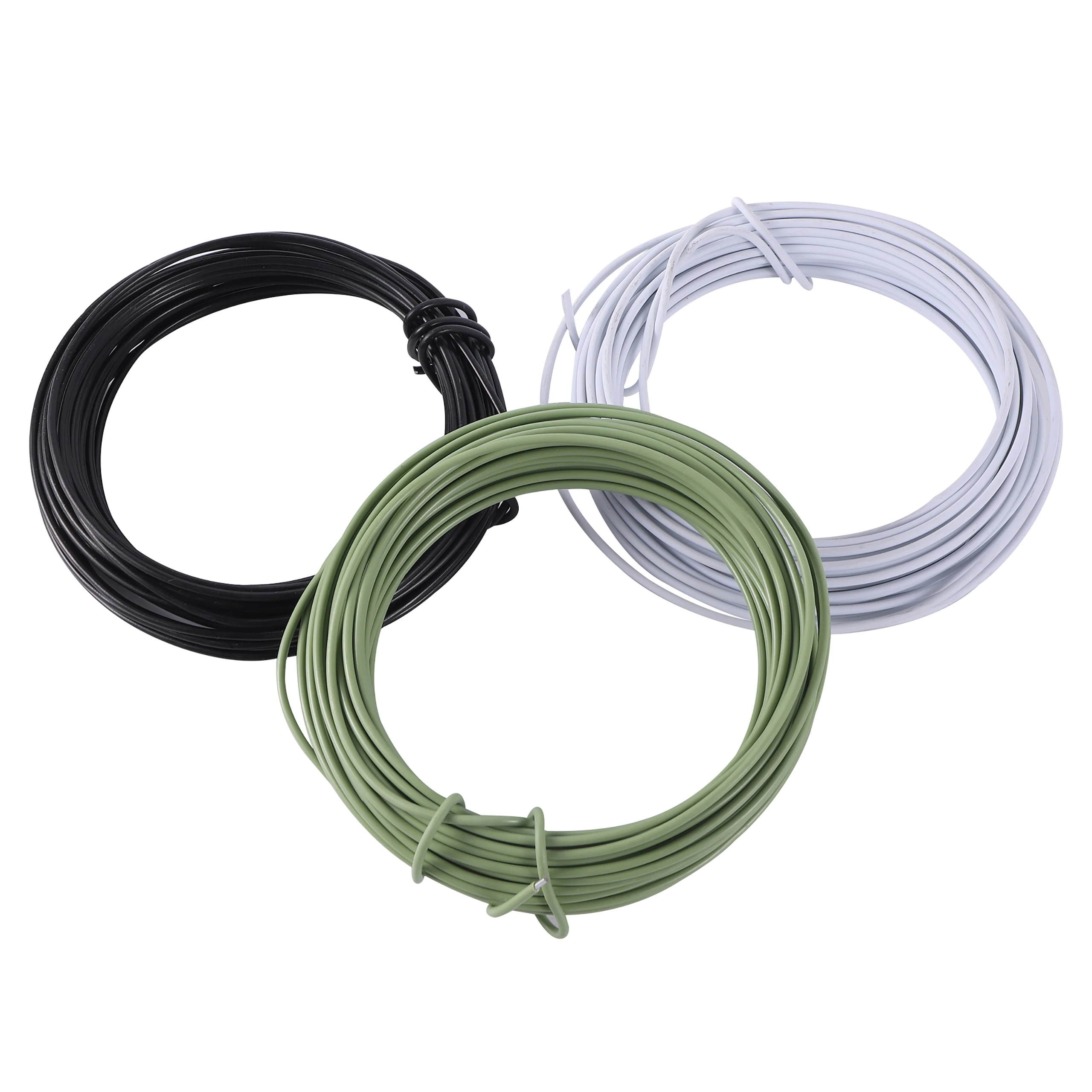 15M PLANT TWINE GREEN SOFT FLEXIBLE BENDY GARDEN SUPPORT WIRE CABLE TWIST  TIE