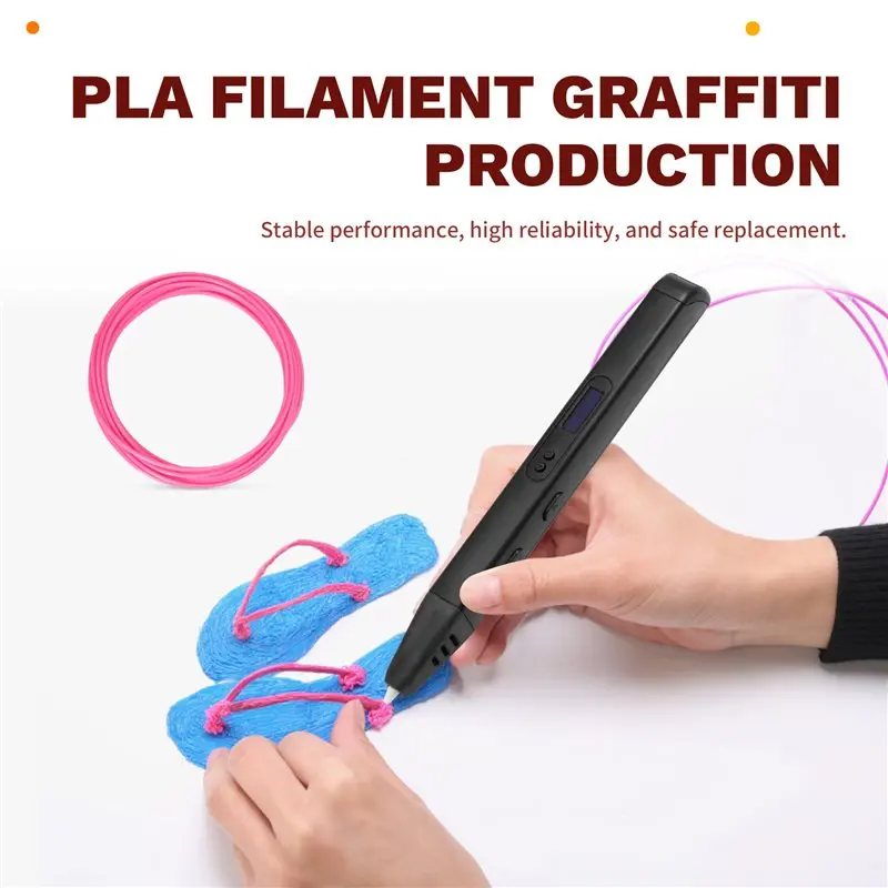 A29F-RP800A 3D 펜 스크리블 펜 OLED 디스플레이 낙서용 PLA 필라멘트가 포함된 3D 프린팅 펜