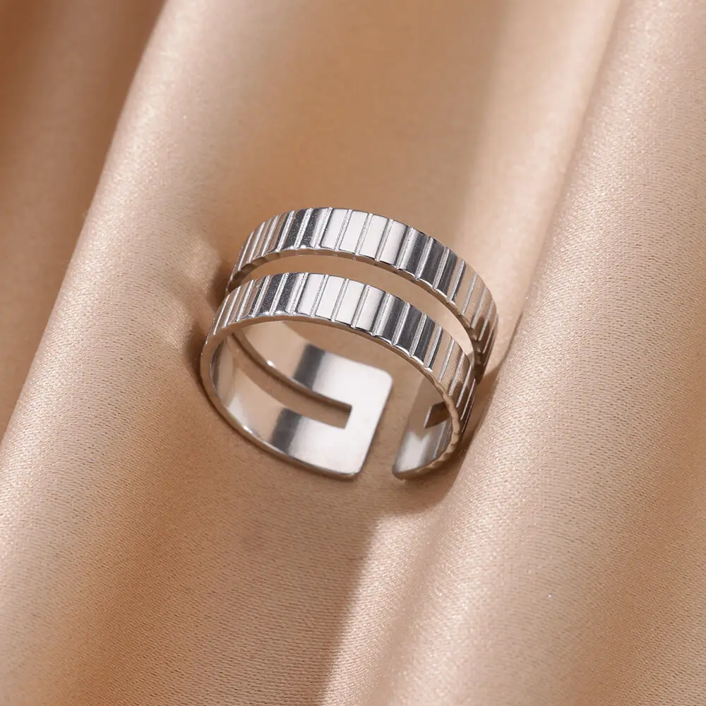 Gold Stainless Steel Rings For Women