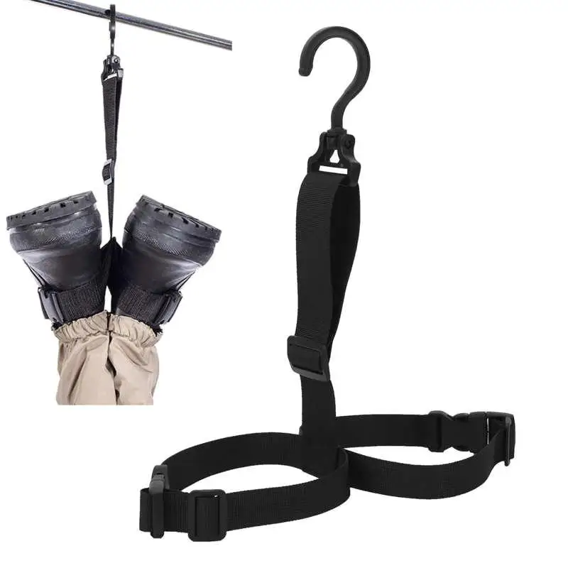 Fishing Wader Boot Hanger Strap for drying Rack Storage Dryer-Nylon Wading Shoe Belt