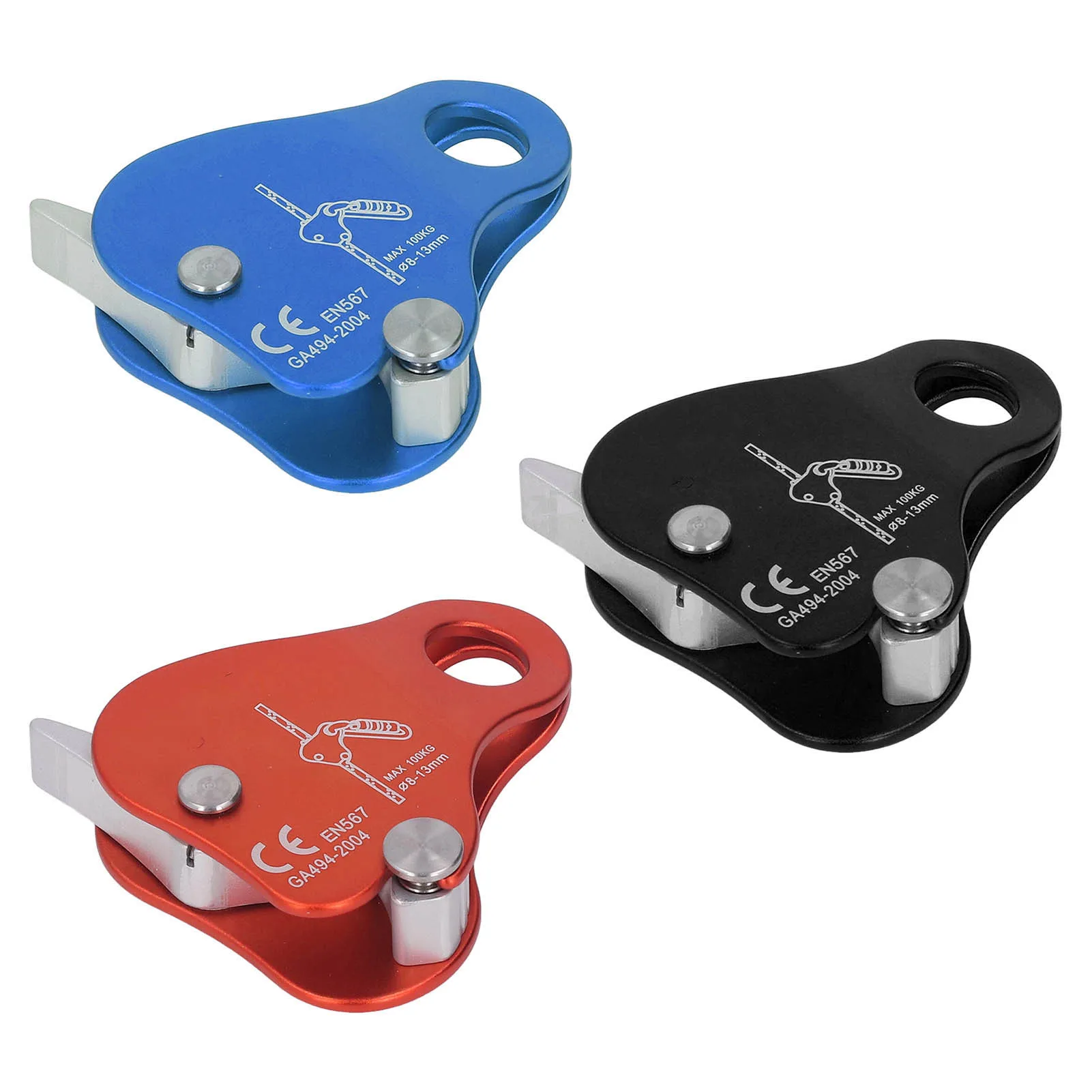Advanced Mountaineering and Climbing Self-Locking Rope Device for Fall Protection and Descent Control