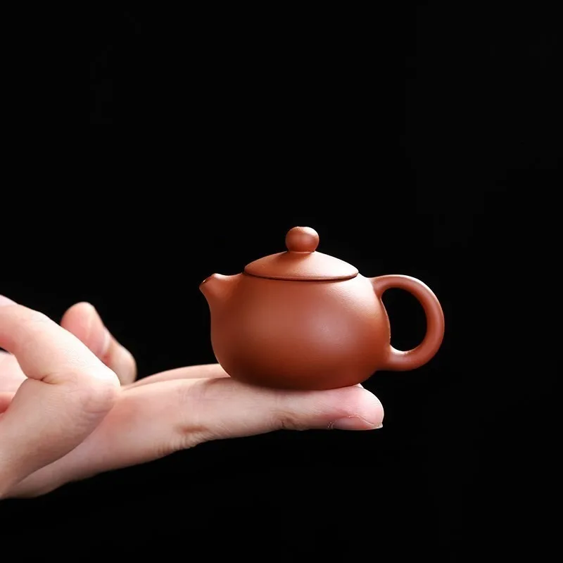 紫の粘土で作られたティーポット,お茶のための小さなポータブル