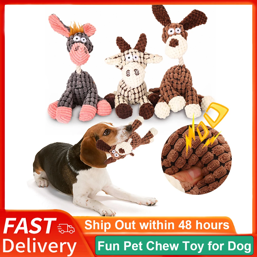 

Веселая игрушка для домашних животных, Вельветовая жевательная игрушка для собак, щенков, пищалка, пищалка, плюшевая игрушка для кости, моляра, аксессуары для собак