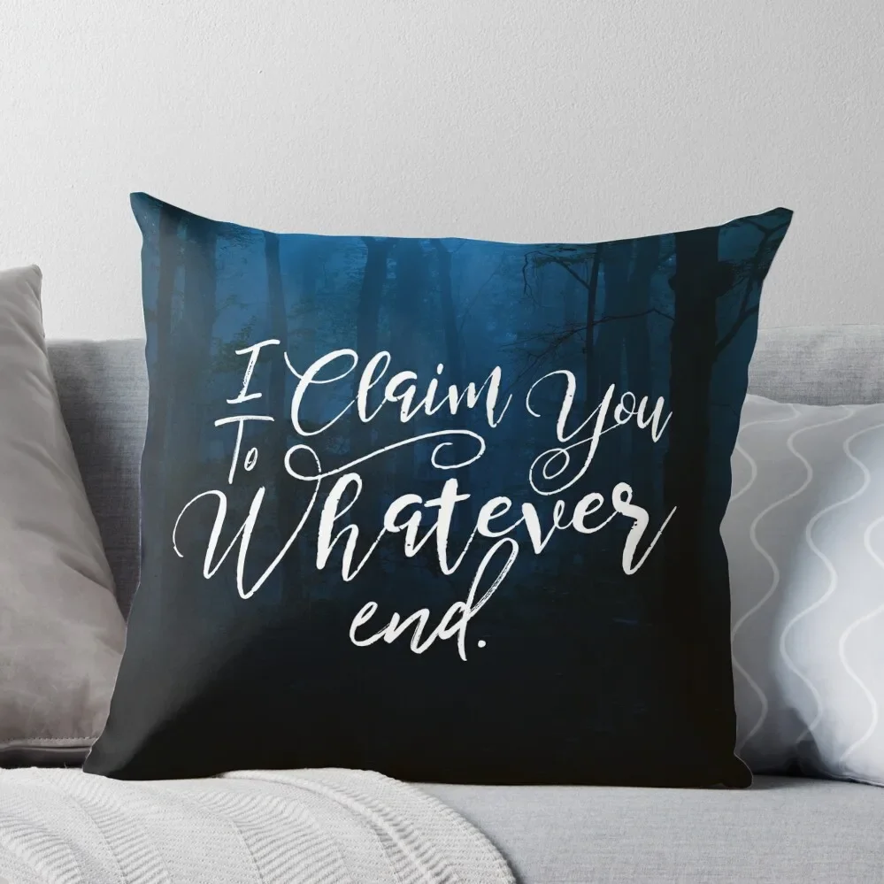 

Throne of Glass, To Whatever End, Rowaelin, Heir of Fire Throw Pillow Cushion Cover For Sofa pillows decor home