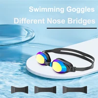 JSJM New Swimming Goggles Adults Anti-fog UV Protection Lens Men Women Professional Silicone Adjustable Swimming Glasses Unisex 1