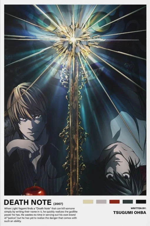 Japanese Anime Suspense Poster - HD High Quality Cool Wall Art Canvas Painting