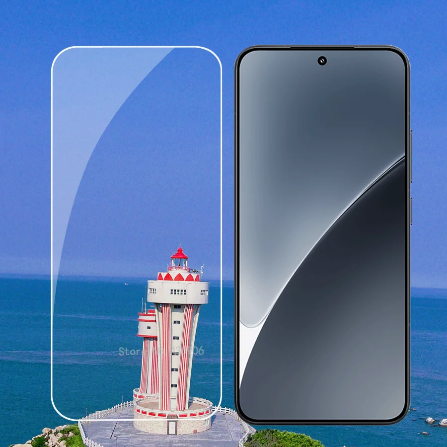 3-Piece High-Quality Transparent Tempered Glass Screen Protector Set - 9H Hardness, Full Coverage Film