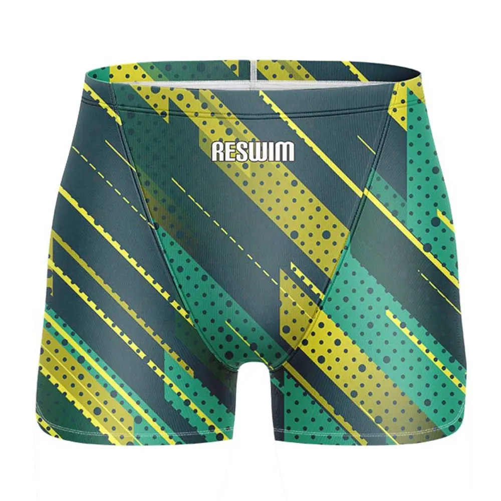 Summer Men's Swimming Trunks Swim Jammer Swimsuit Short Beach Tights Shorts Surfing Pants Chlorine Resistant Gym Jammers Pants