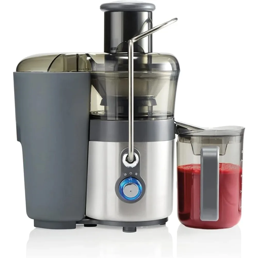 

HAOYUNMA Juicer Machine, Centrifugal Extractor, Big Mouth 3" Feed Chute, Easy Clean, 2-Speeds, BPA Free Pitcher