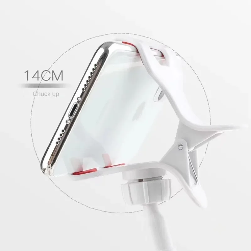 100cm Phone Clip on Stand Holder with Grip Flexible Long Arm Lazy Bracket Mount Clamp for IPhone 15 Pro Accessories Phone Holder 5