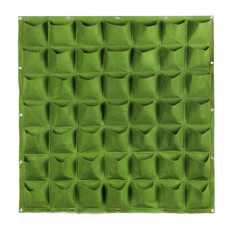6/9Grids Pockets Wall Hanging Planting Pot Green Plant Grow Planter Vertical Garden Bag Garden Supplies Bags Tool