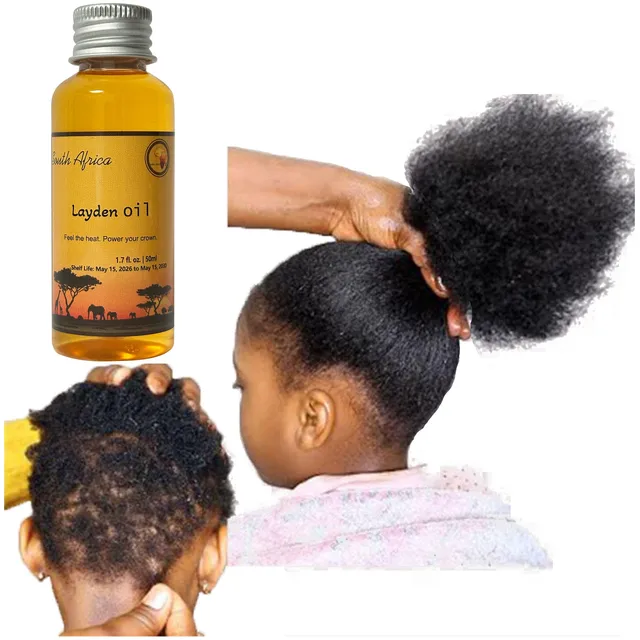 Huile nourrissante traditionnelle d'Afrique de l'Ouest Layden 50 ml – Retient l'humidité, renforce le cuir chevelu et les racines des cheveux 1