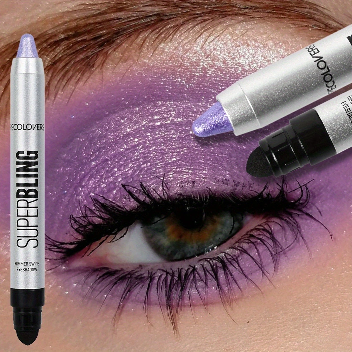 Pearlescent Eye Shadow Stick Long-lasting Shimmer Pigment Blue Purple Colorful Eyeshadow Pencil Colorful Eye Makeup 1 Pearlescent Eye Shadow Stick Long-lasting Shimmer Pigment Blue Purple Colorful Eyeshadow Pencil Colorful Eye Makeup 1