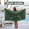 New Multifunctional Outdoor Magnetic Bath Towel Portable Coral Fleece Magnet Towels Quick-drying Beach Towel Fiber Bath Towels 2