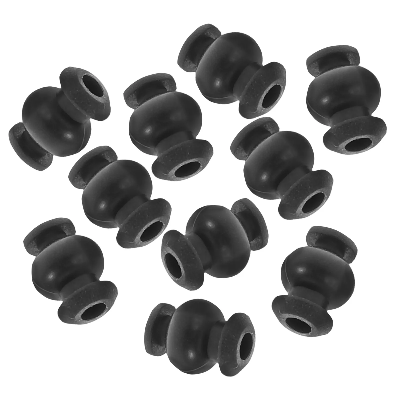 10Pcs 실리콘 고무 충격 흡수기 공 드론 방진 댐퍼 안정적인 비행 Rc 예비 부품 자동차 실리콘 전화 홀더