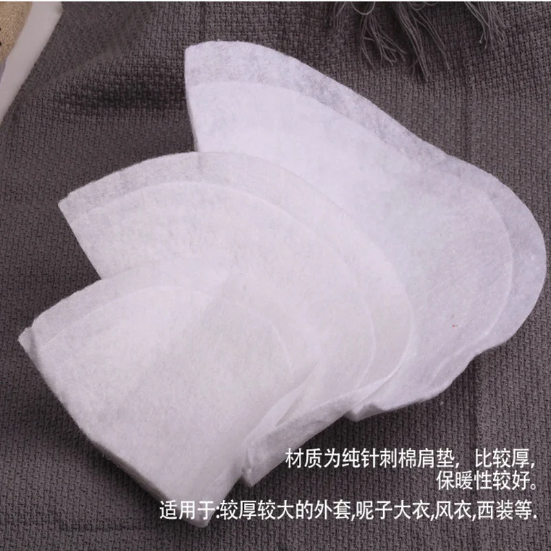 Shoulder Pads 1Pairs Shoulder Pads Men and Women Blouse Soft Padded Blazer Overcoat T-shirt Clothes DIY Apparel Sewing Ingredients Accessories