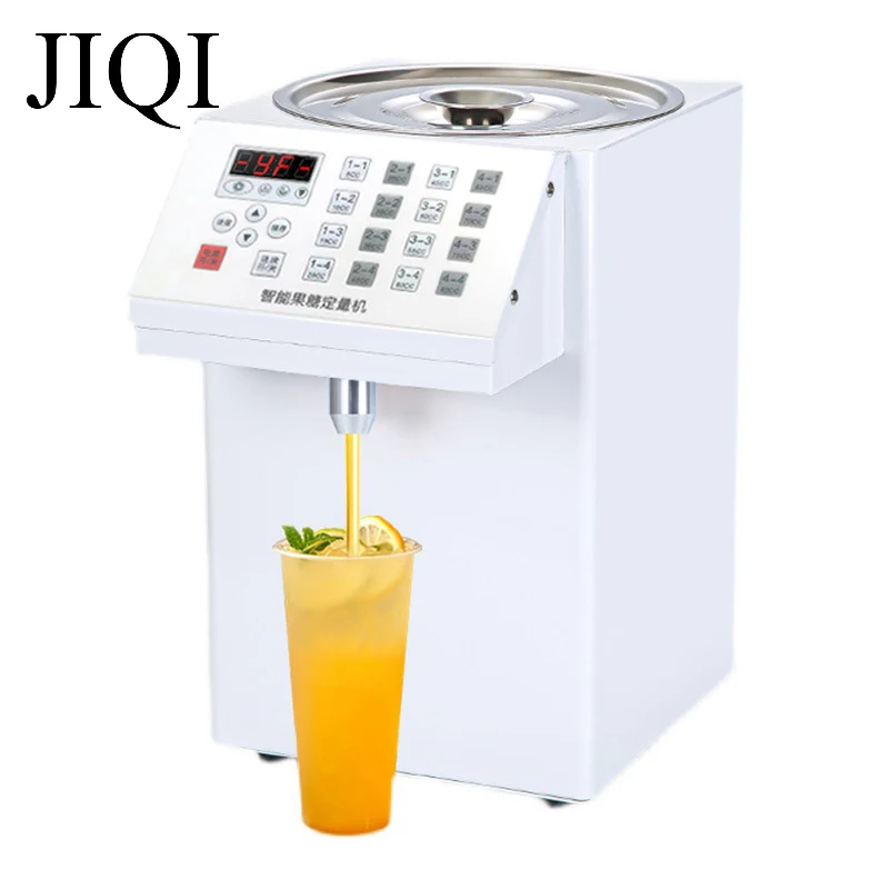 

16 Grid Quantitative Fructose Filling Machine Bubble Milk Tea Shop Automatic Electric Syrup Sugar Dispenser Levulose Quantifier