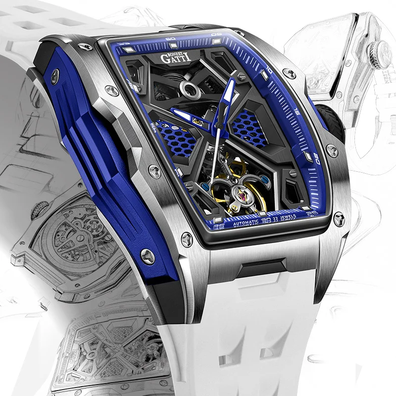 BONEST GATTI Mechanical Watch Men's Chad Luxury Brand Watch