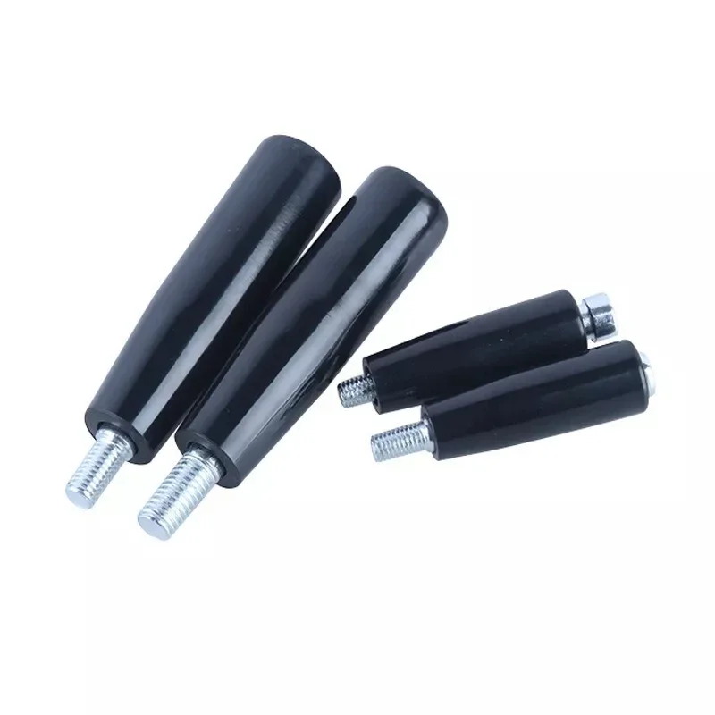 CNC Handwheel 1Pcs Revolving Handwheel Machine Handle M8 M10 Male Thread Stem Plastic Handle Black