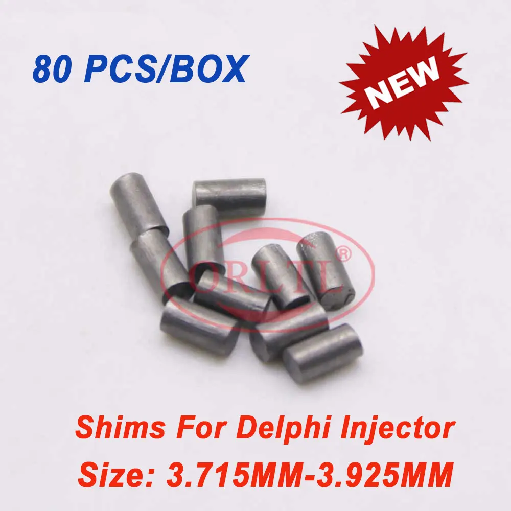 

80PCS Adjust Shims Kit Size 3.715mm-3.925mm For Delphi Common Rail Injector Washers